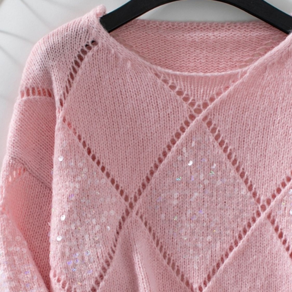 Threads of Elegance Knit Top - Pink - Picture 3 of 5